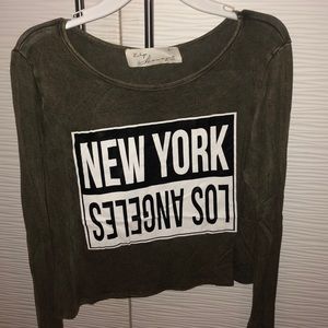 NY LA Crop top